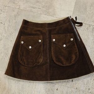 Maison Margiela Shearling Skirt